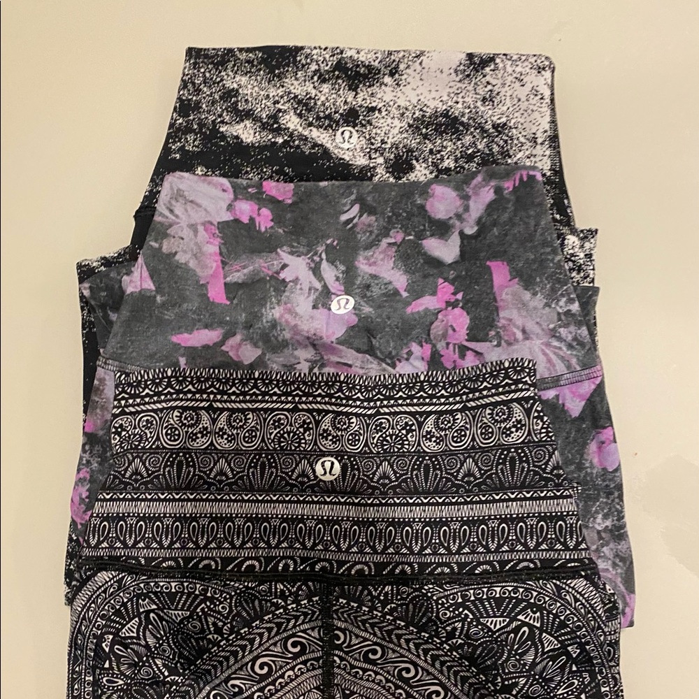 Lot of lululemon size 0 leggings